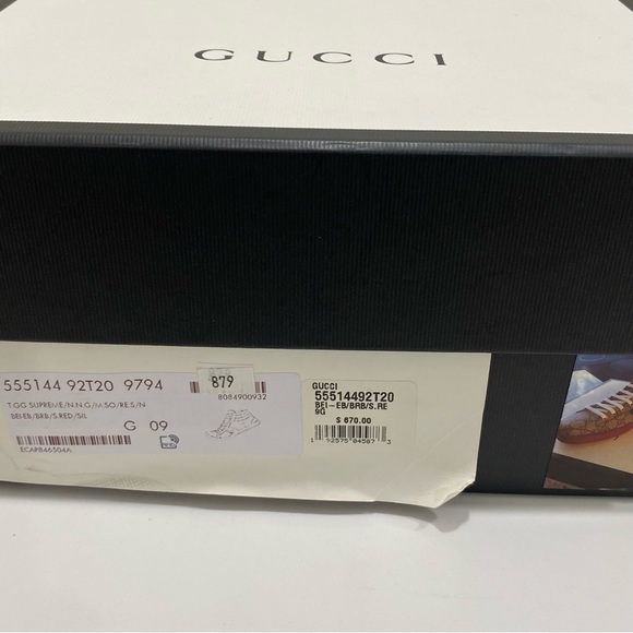 GUCCI ACE GG SUPREME HIGH-TOP SNEAKER - Picture 9 of 9